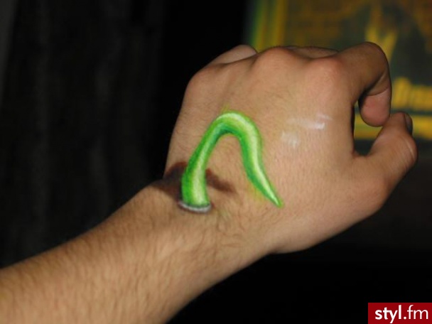 Bodypainting. - Tatuaże