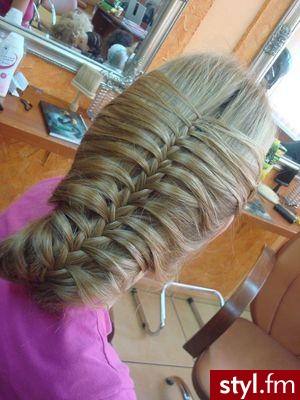 Warkocz - Blond Warkocze Proste Na co dzień Średnie Fryzury