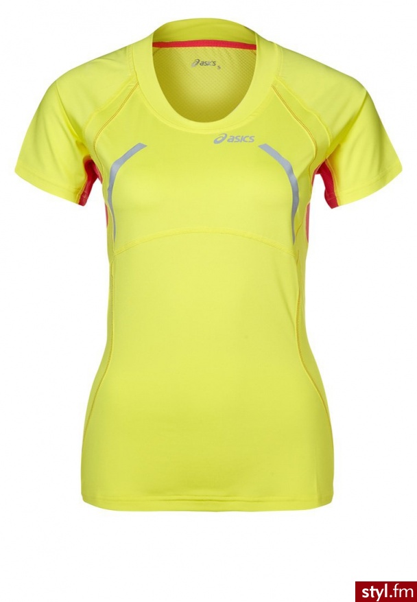 ASICS SCOOP Koszulka sportowa żółty (332222) - Bluzki Ciuchy Moda