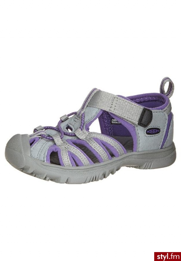 Keen WHISPER Sandały trekkingowe szary - Sandały Buty Moda