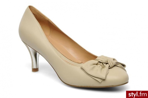 Naturalizer CZÓŁENKA STEV BY NATURALIZER (Beżowy) - Czółenka Buty Moda