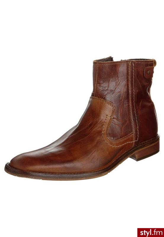 Zign Botki brązowy - Botki Buty Moda