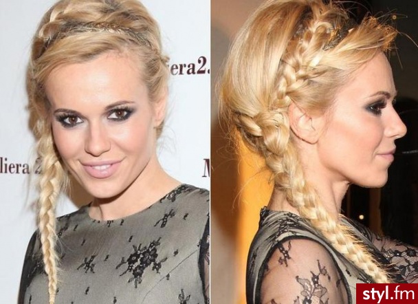 Blond Warkocze Proste Fryzury gwiazd Długie Fryzury