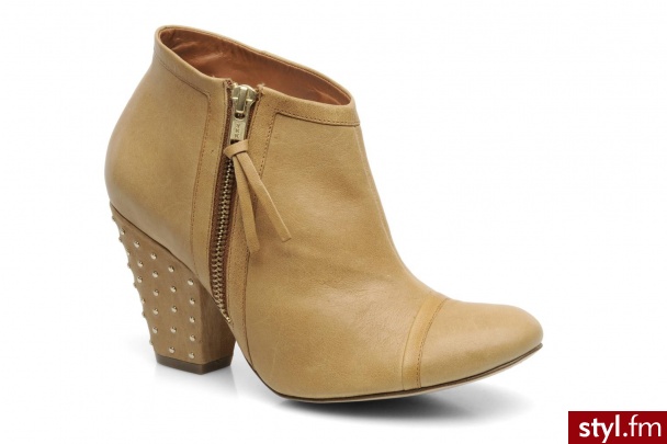 Bocage Półbuty i botki FLINAO (Beżowy) - Botki Buty Moda