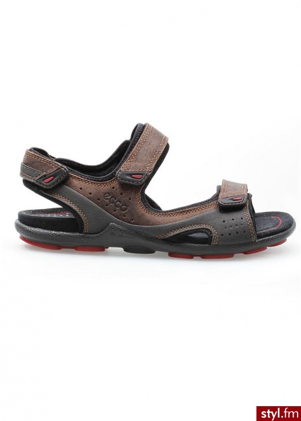 ECCO Sandały biom lite brązowy - Sandały Buty Moda