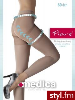 FIORE LEGGINSY 80DEN FIT-LEGGINGS-LONG M6001 - Leginsy Spodnie Moda