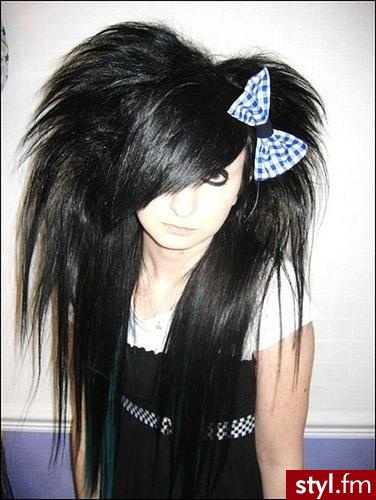 EMO Alternatywne Średnie Fryzury