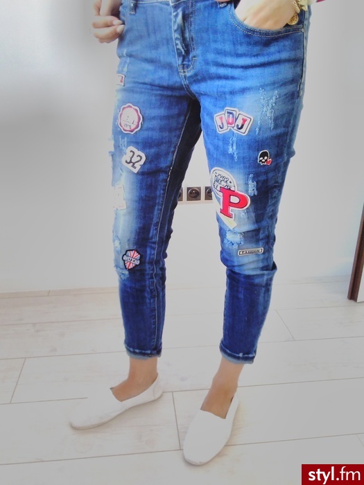Jeansy Spodnie Moda