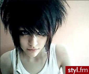 EMO Alternatywne Średnie Fryzury