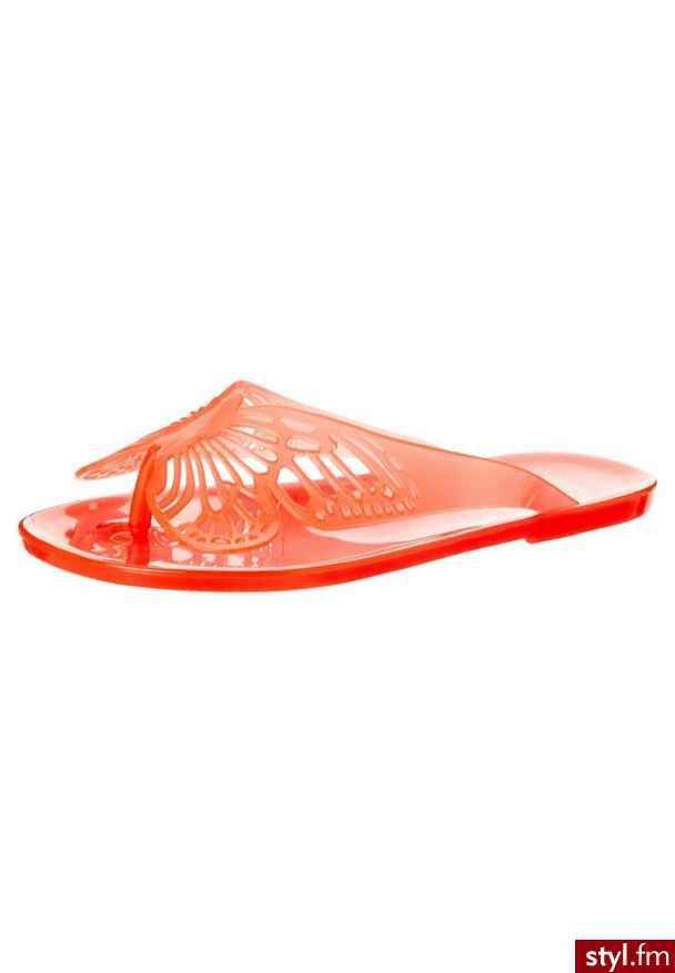 Mel by Melissa MEL MELON Japonki pomarańczowy (32079) - Klapki Buty Moda
