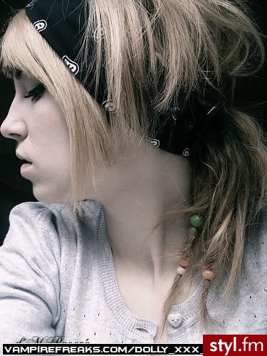EMO Alternatywne Średnie Fryzury
