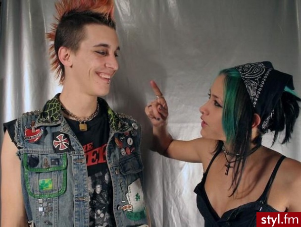 Punk Rock Alternatywne Średnie Fryzury