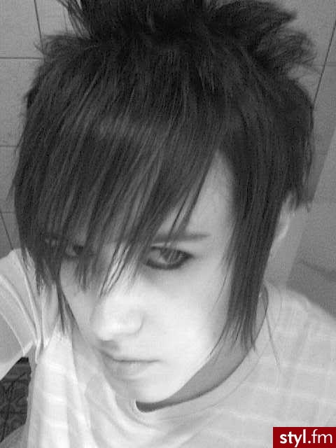 EMO Alternatywne Średnie Fryzury