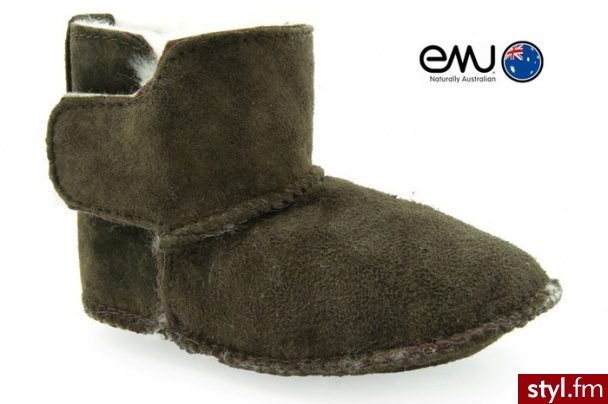 Emu KOZACZKI BABY BOOTIE CHOCOLATE 6947 - Emu Buty Moda