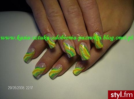 To nie jest moje wykonanie... znalezione w internecie :)) - Paznokcie