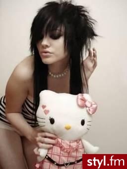 EMO Alternatywne Średnie Fryzury