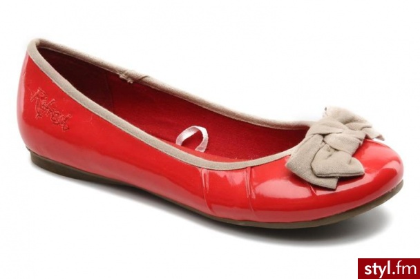 Refresh BALERINKI MAKEMO BY REFRESH (Czerwony) - Balerinki Buty Moda