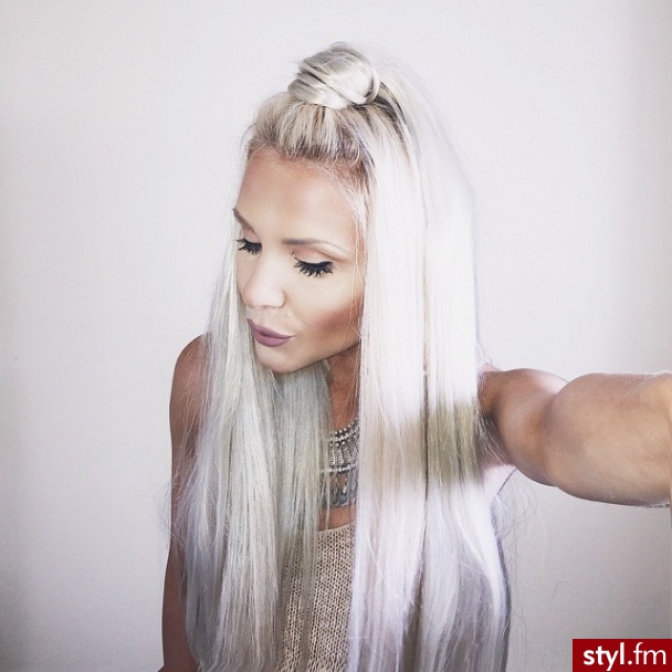 Blond Upięcie Proste Na co dzień Długie Fryzury