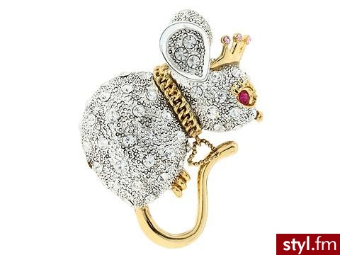 Przypinka myszka od Betsey Johnson - 79$ - Pozostałe Dodatki Moda