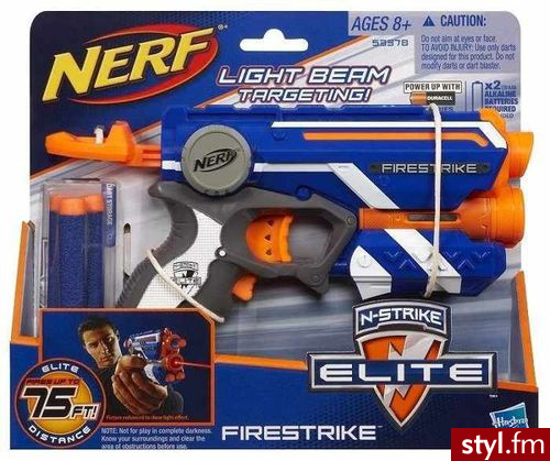 Hasbro Nerf N-Strike Elite Firestrike Wyrzutnia 53378 - Dziecko
