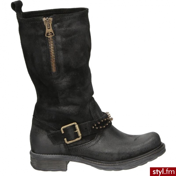 Venezia KOZAKI SM06 ING NERO - Kozaki Buty Moda