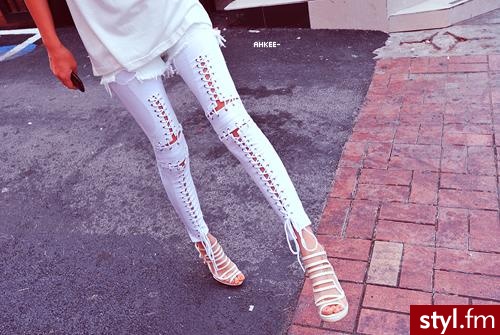 Jeansy Spodnie Moda