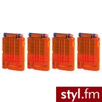 Hasbro Nerf N-Strike Elite Magazynki Z Amunicją, 4 Szt, A0091148 - Dziecko