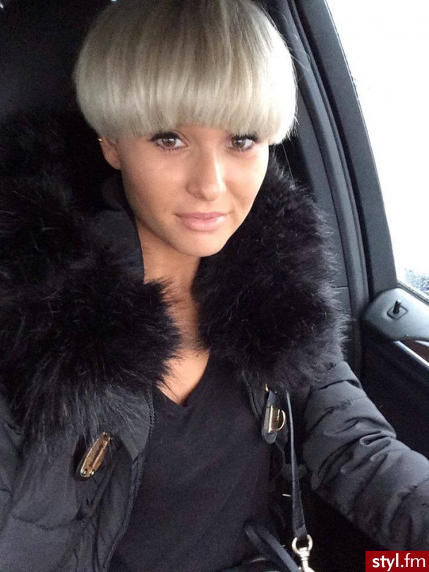 Blond Rozpuszczone Proste z grzywką Na co dzień Krótkie Fryzury