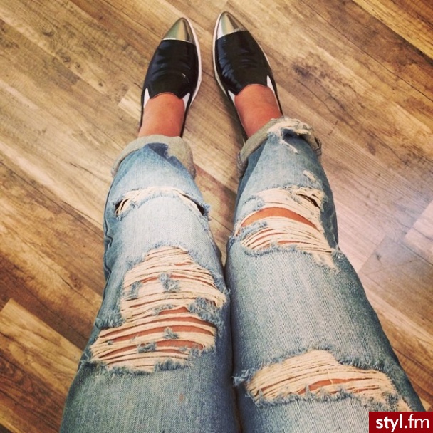 Jeansy Spodnie Moda