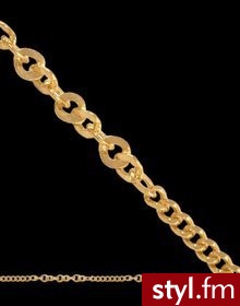 Bransoletka złota łańcuszkowa 17 cm - Bransoletki Biżuteria Moda