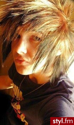 EMO Alternatywne Średnie Fryzury