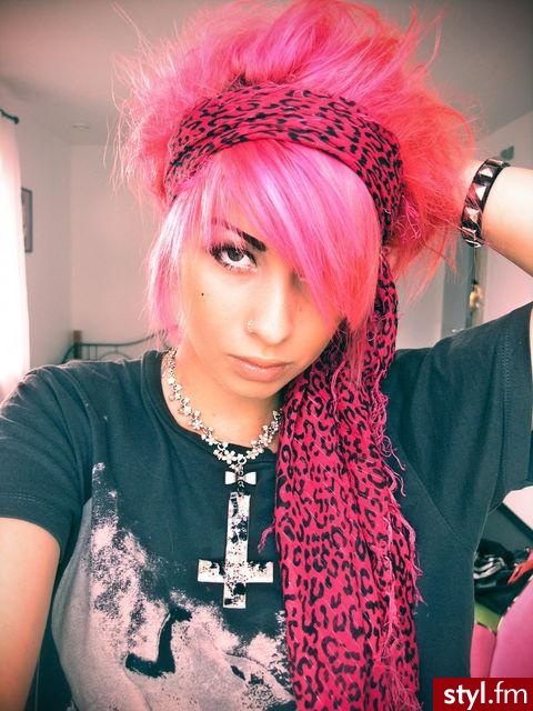 Punk Rock Alternatywne Średnie Fryzury