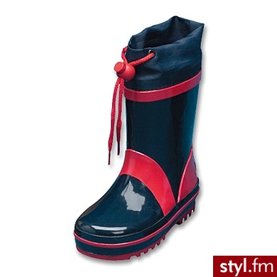 PLAYSHOES Kalosze granatowo-czerwone różnokolorowy - Kalosze Buty Moda