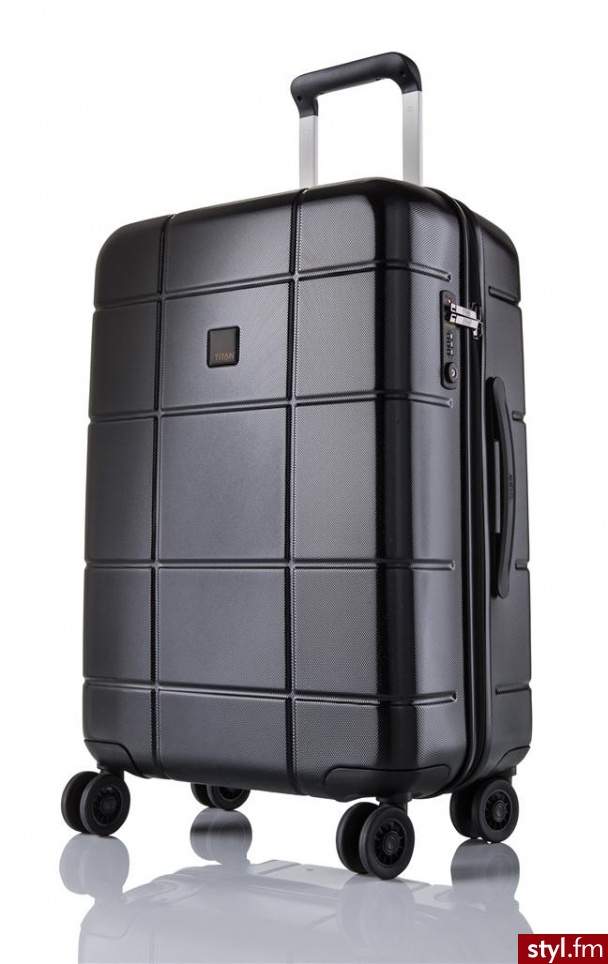 TITAN Backstage Walizka 64cm 4 kółka czarny (805405-01) - Torby podróżne Torebki Moda