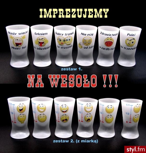 Kieliszki ;) - Gadżety Inne Moda