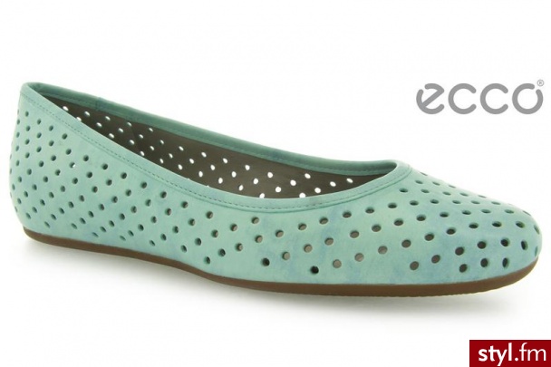 Ecco OWANDO EMERALD VERT - Balerinki Buty Moda