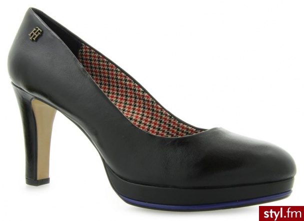 Tommy Hilfiger CzÓŁENKA ABIGAIL 1 A BLACK LAPIS - Czółenka Buty Moda