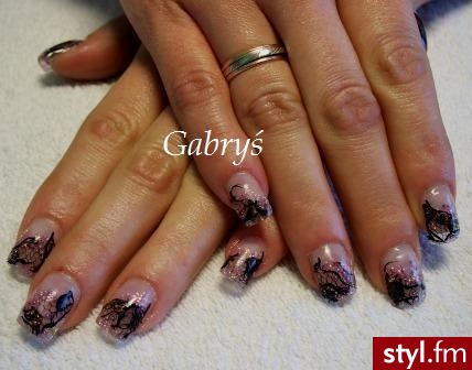 koronka. aparat ukradł kolory - Paznokcie