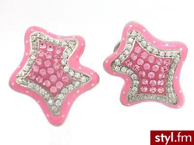 Kolczyki z kryształkami Swarovskiego. Cena: $58 - Pozostałe Dodatki Moda