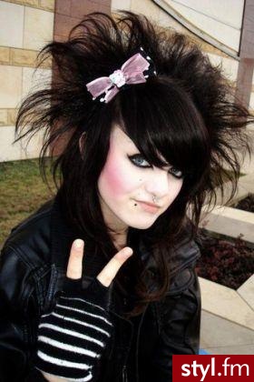 EMO Alternatywne Średnie Fryzury