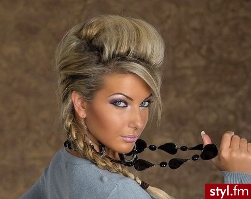 Blond Warkocze Proste Na co dzień Długie Fryzury