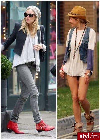 Sienna Miller / Jeśli już jest, proszę podać link, ponieważ chciałabym dodać do ulubionych... :) - Moda uliczna Inne Moda