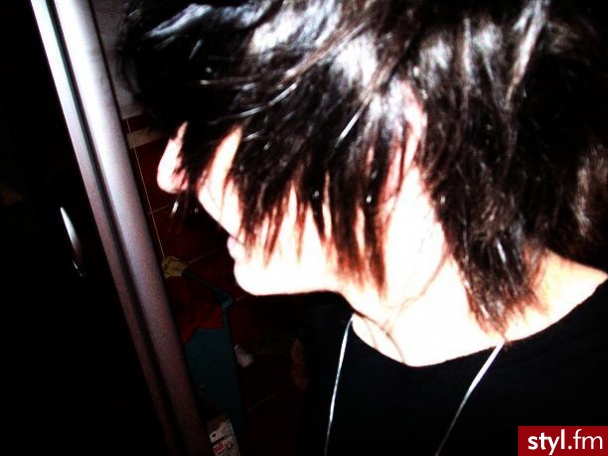 EMO Alternatywne Średnie Fryzury