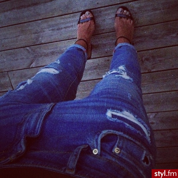 Jeansy Spodnie Moda