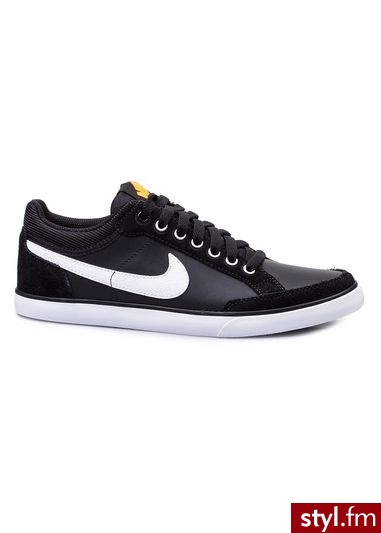 czarny, biały Buty sportowe NIKE capri III low lthr - Sportowe Buty Moda