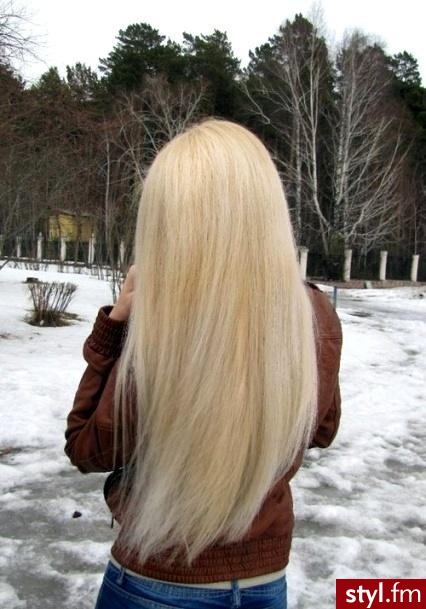 Blond Rozpuszczone Proste Na co dzień Długie Fryzury