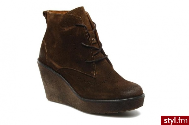 Marc O’Polo PÓŁBUTY I BOTKI PRISCILLE BY MARC O’POLO (Brązowy) - Botki Buty Moda