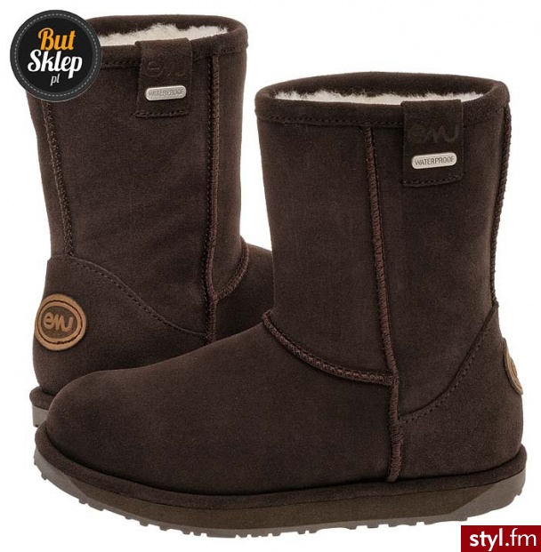 EMU AUSTRALIA BUTY BRUMBY LO CHOCOLATE (K10773) - Emu Buty Moda