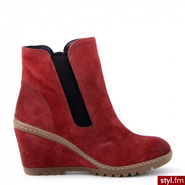 Venezia BOTKI NA KOTURNIE 42A88216 TO-N - Botki Buty Moda