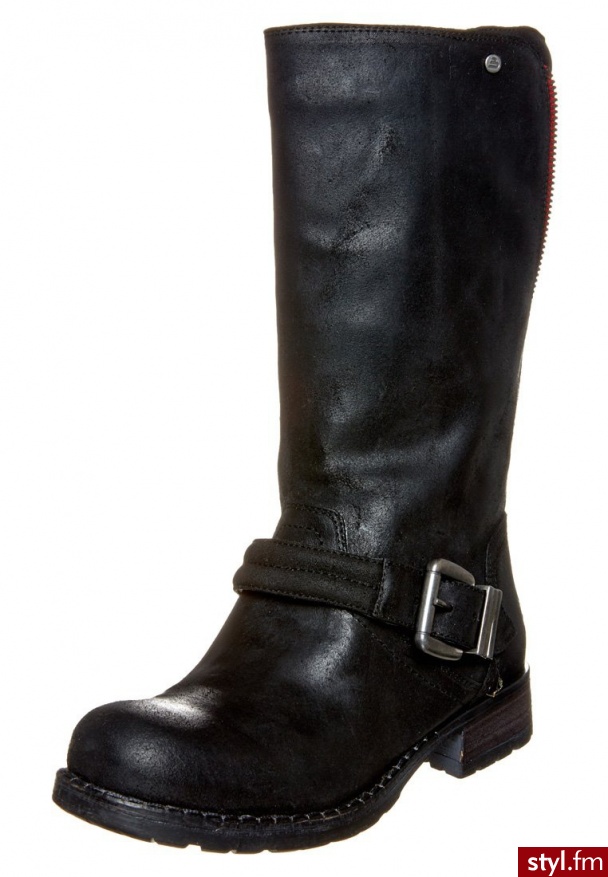 Bullboxer Kowbojki i Buty motocyklowe czarny 363753 - Pozostałe Buty Moda